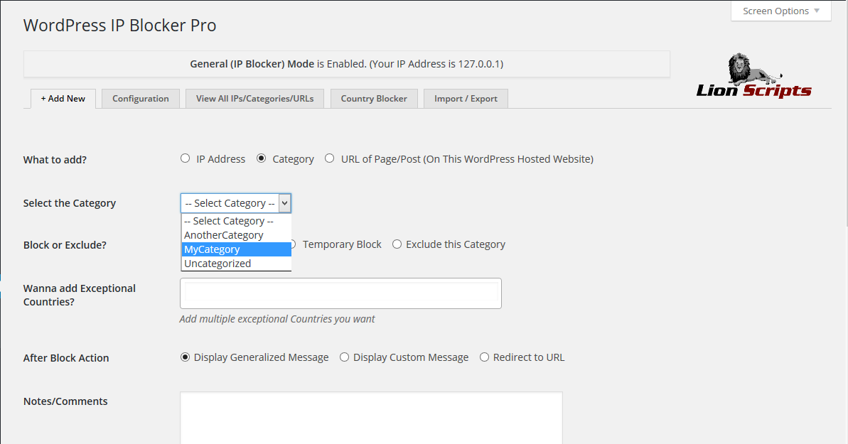 Wordpress Ip Address Blocker Pro