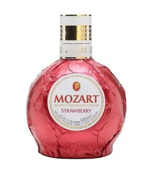 Mozart white cream strawberry - Liquor Stream
