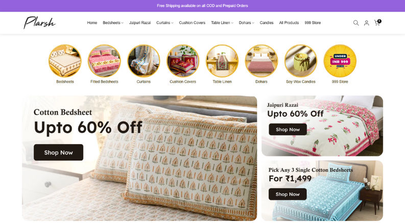 Plarsh – Clean & Conversion-Focused Shopify Store