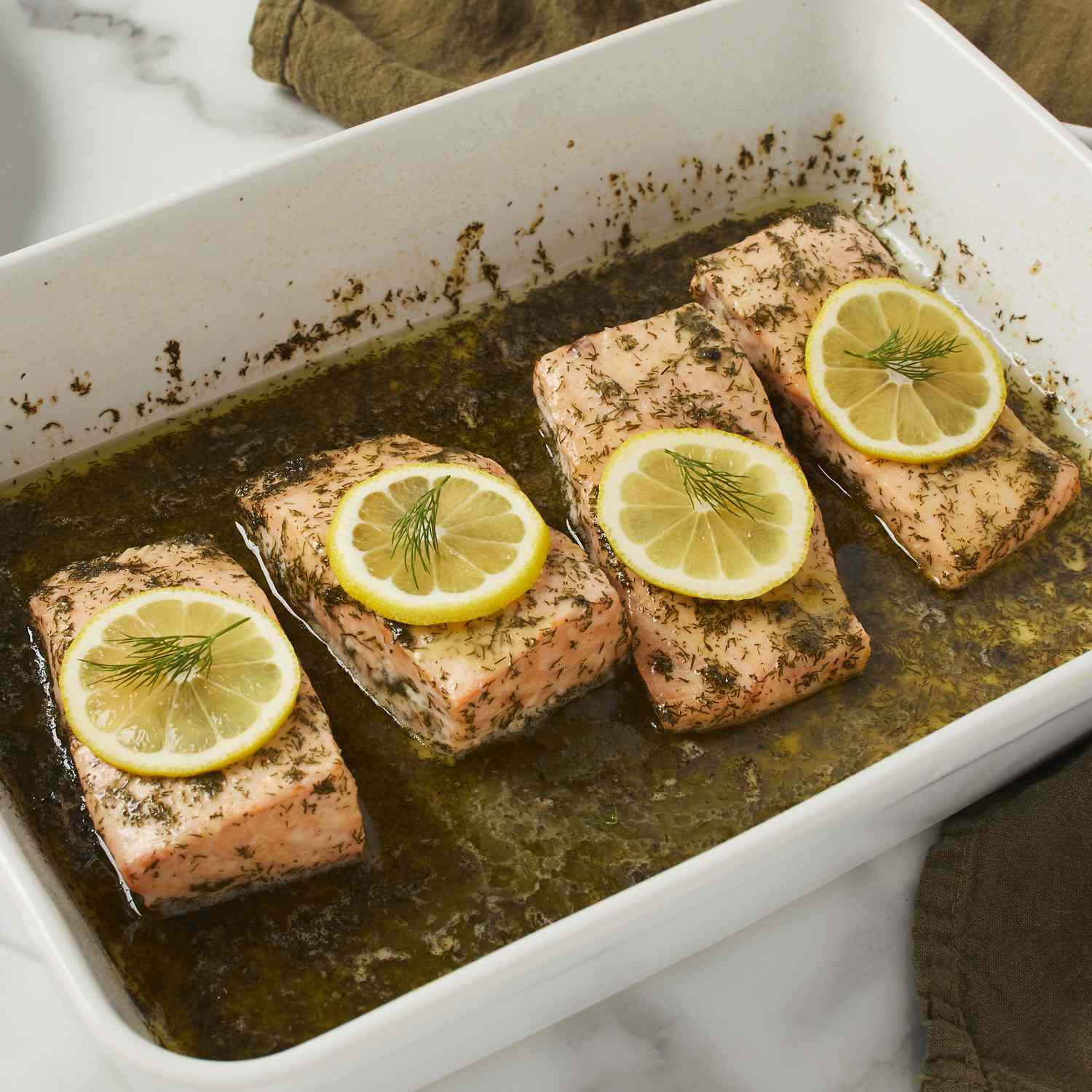 Salmon with Lemon and Dill