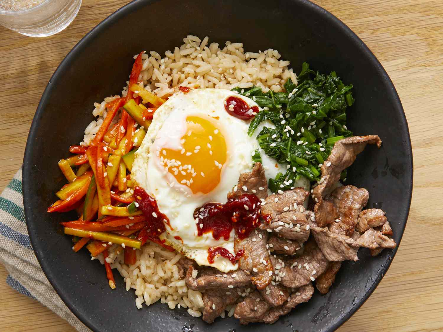 Bibimbap (Korean Rice With Mixed Vegetables)