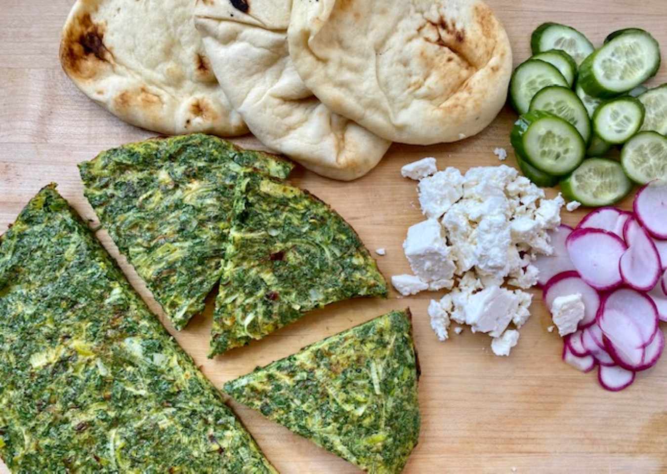 Kuku Sabzi (Persian herb frittata)