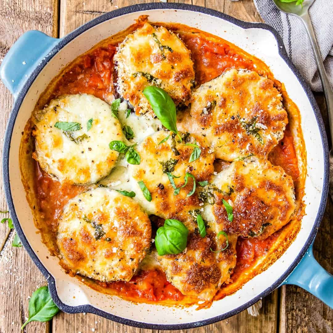 Quick Eggplant Parmesan