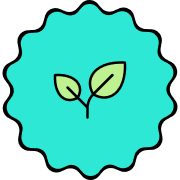Green leafs icon