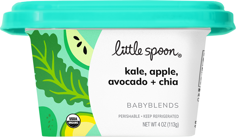 Kale, Apple, Avocado + Chia Babyblend | Avocado Baby Food Puree