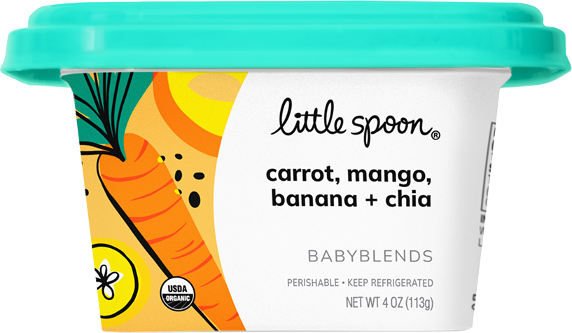 Carrot, Mango, Banana + Chia Babyblend | Mango & Banana Baby Food