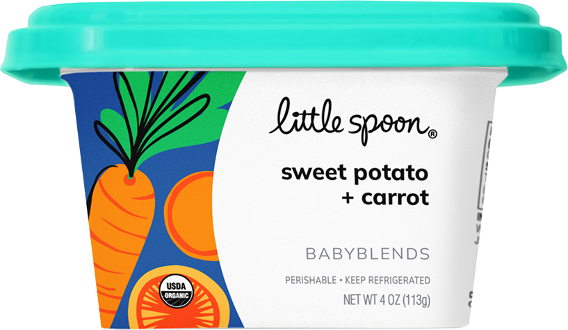 Tiny Spoons Organic Baby Food Sweet Potato And Carrot Babyblend