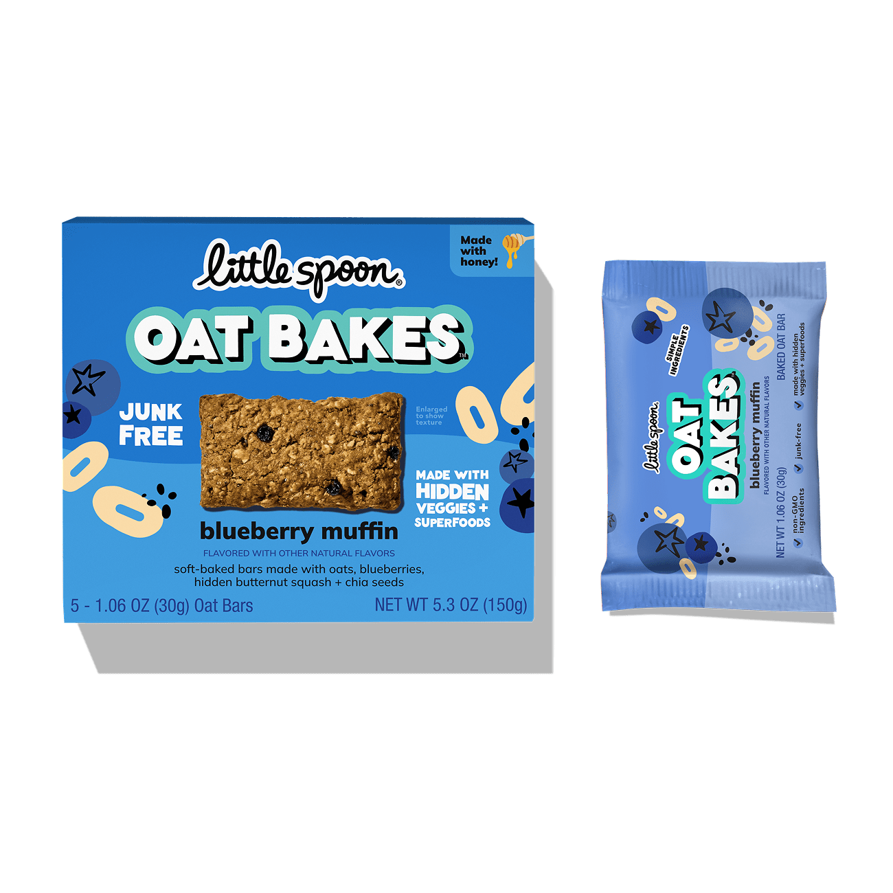 Blueberry Muffin Oat Bakes