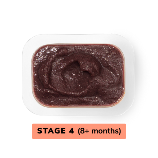 Pear, Blueberry, Chickpea, Spinach and Rosemary Stage 4 Baby Food