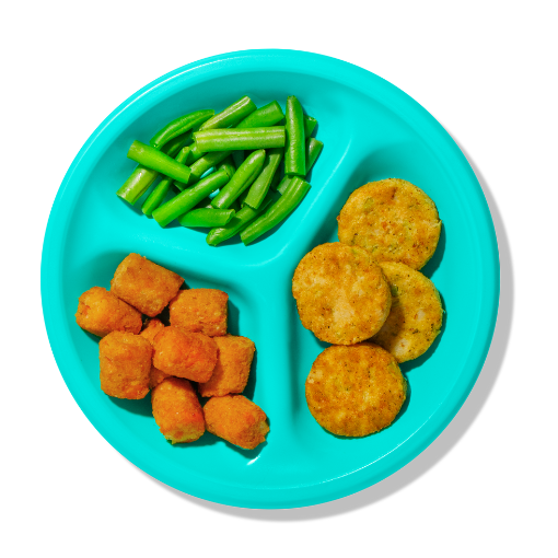 Plate of Broccoli Bites