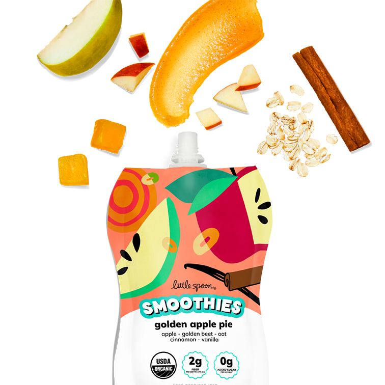 Organic Golden Apple Pie Smoothie Pouch