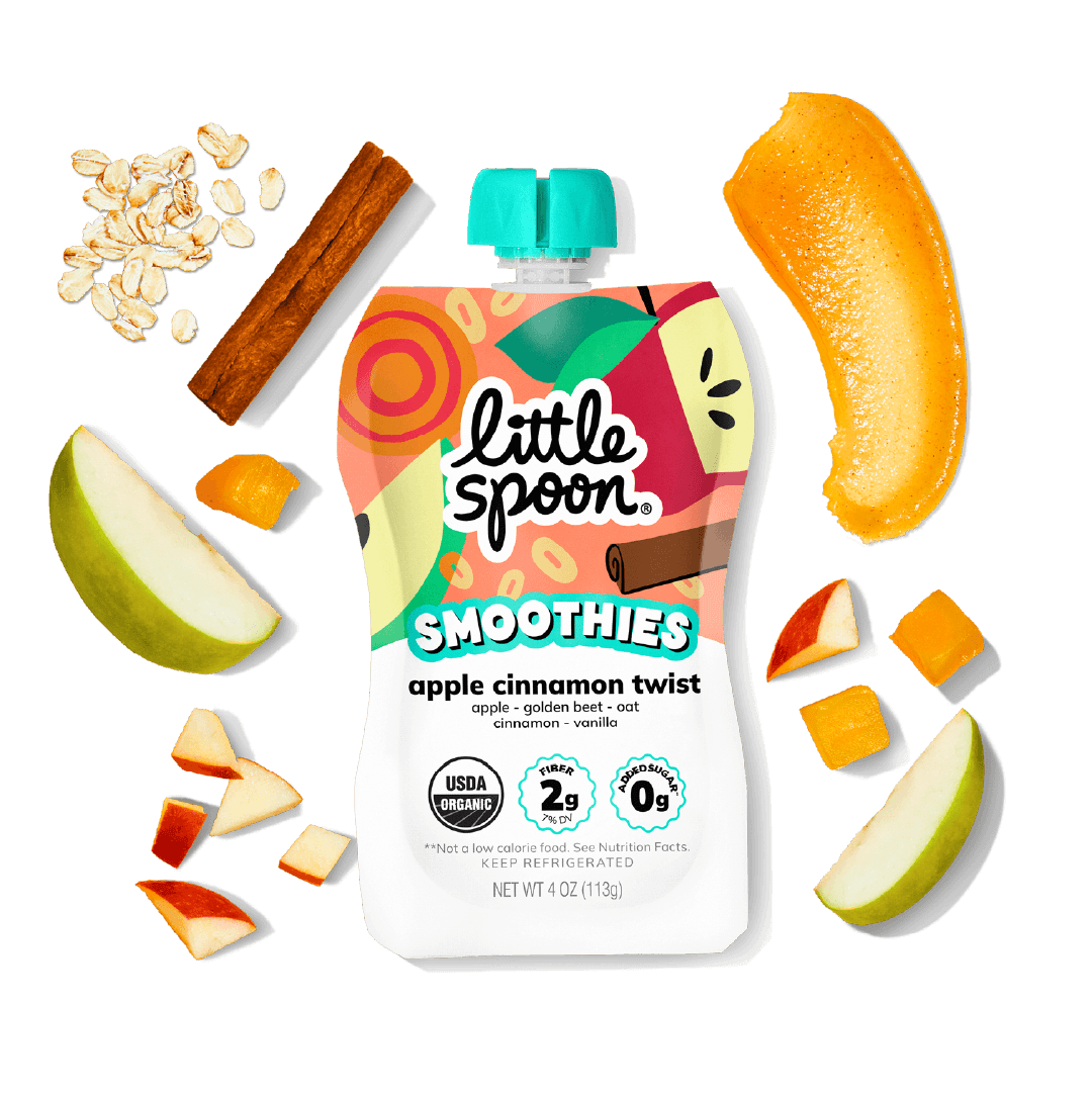 Organic Apple Cinnamon Twist Smoothie Pouch