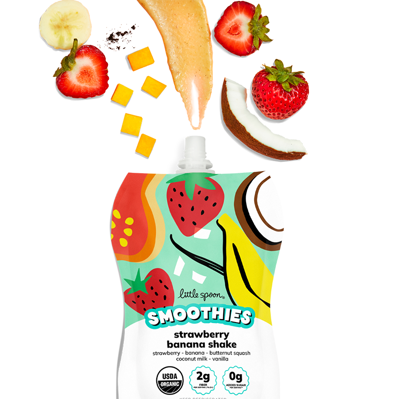 Strawberry Banana Smoothie Pouch
