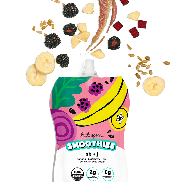 Sunflower Butter + Jelly smoothie pouch