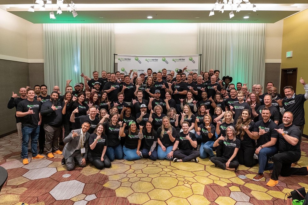 Keyrenter team at conference