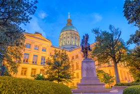 Georgia State Capitol Building in Atlanta, Georgia, USA.
