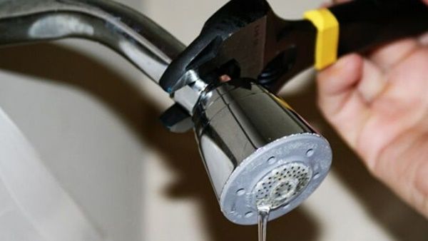 Faulty or clogged showerheads
