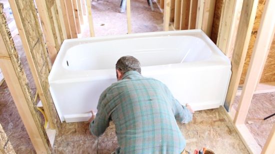 bathtub installation