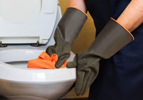 rubber gloves
