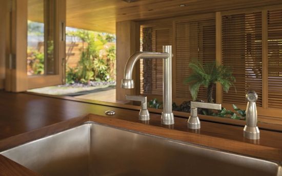 kitchen faucet - new sink