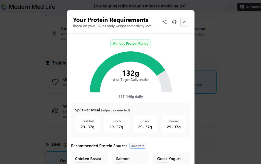 Protein Calculator