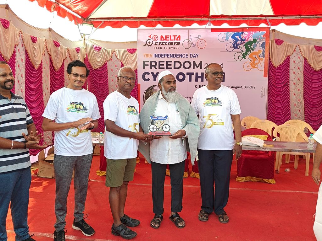 Freedom Cyclothon 2024 - Felicitation
