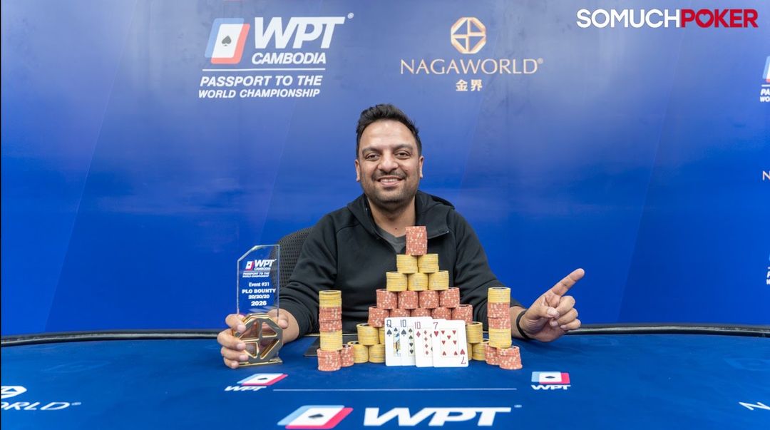 WPT Cambodia Passport to the World Championship 2026, Vishal Tajpuria