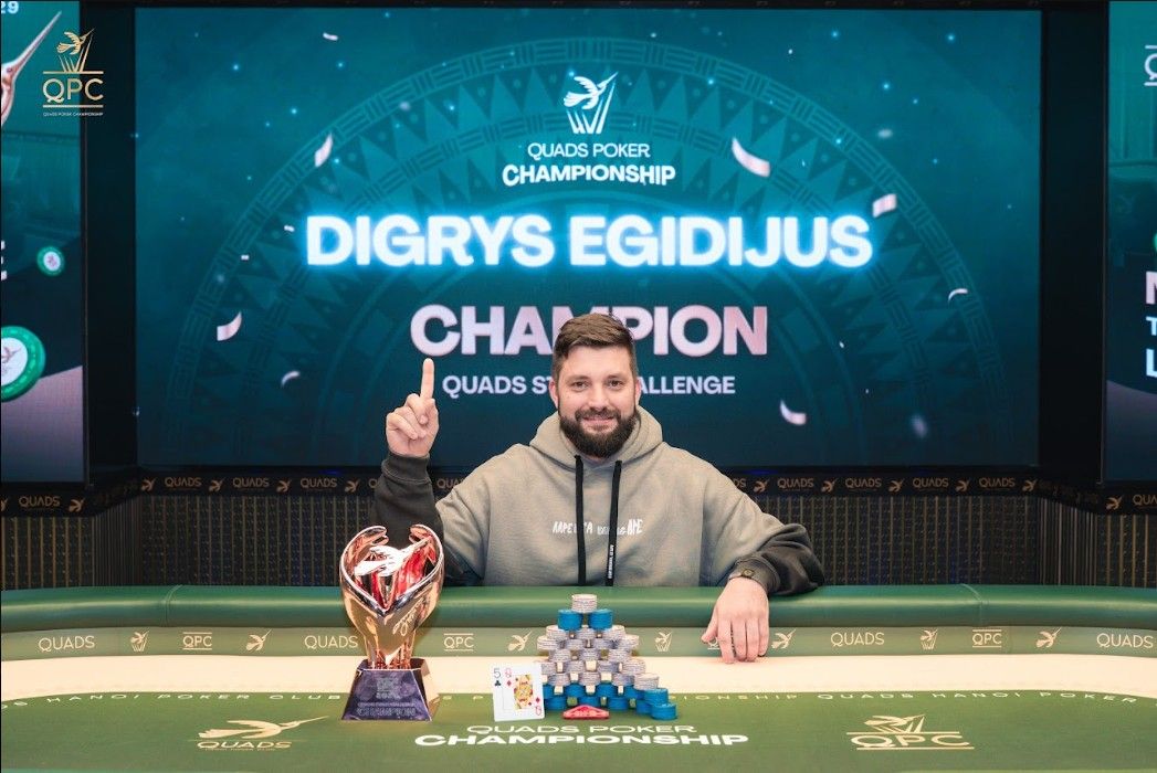 Quads Poker Championship I 2026, Egidijus Digrys