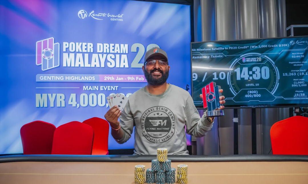 Poker Dream 20 Malaysia, Vishrant Goyal