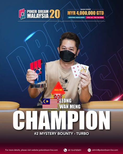 Poker Dream 20 Malaysia, Wan Meng Leong