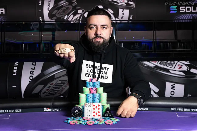 WSOP 2026 Las Vegas, Daniel Aharoni
