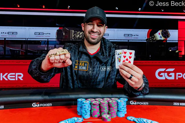WSOP 2026 Las Vegas, Antonio Vargas