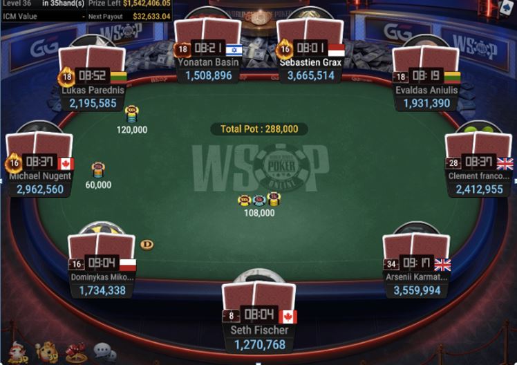 WSOP 56 1500 GGMasters WSOP Edition High Roller final table