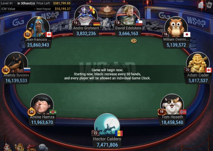 WSOP 57 150 GGMasters WSOP Edition Freezeout final table