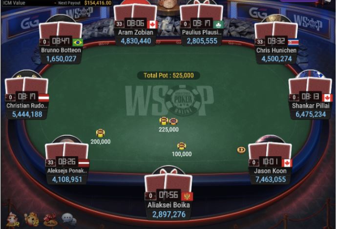 WSOP 70 25K NLH POKER PLAYERS CHAMPIONSHIP final table