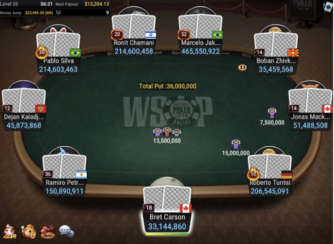 WSOP 32 The Opener 100 2M GTD final table