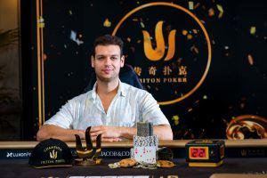 Champion Michael Addamo 2022 Triton Madrid EV01 E20K NLH 8 Handed Final Table Giron 8JG1433