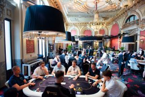 Tournament Area 2022 Triton Madrid EV01 E20K NLH 8 Handed Day 1 Giron 7JG7439