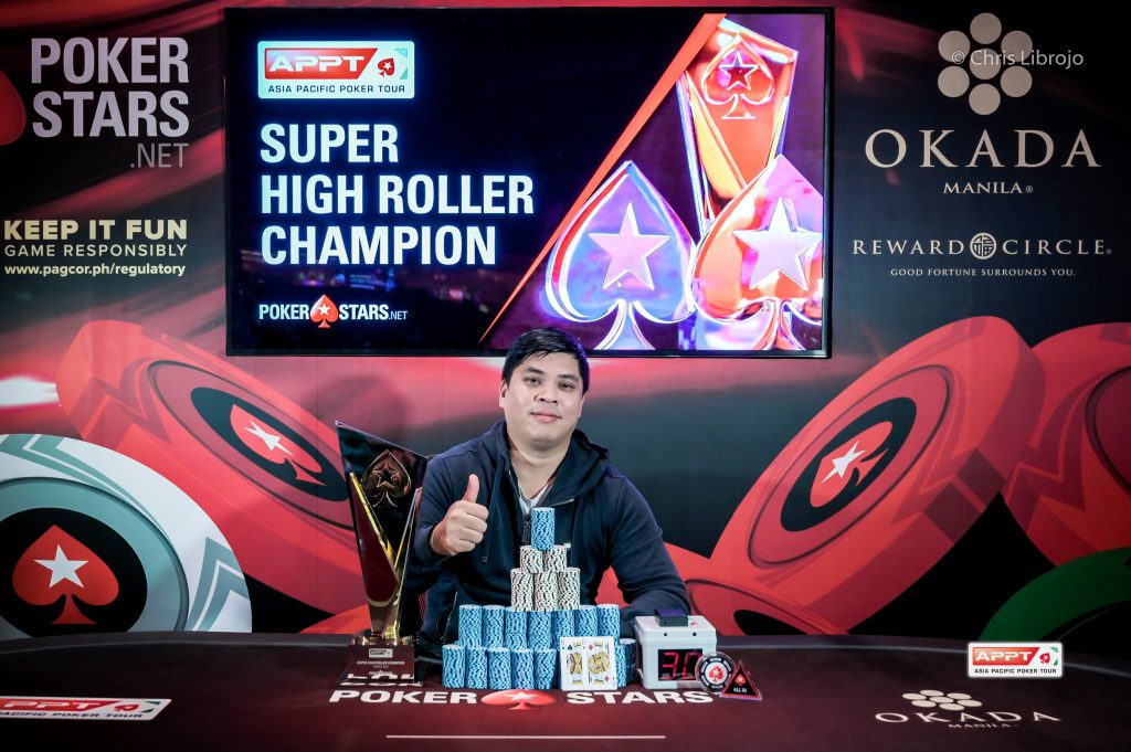 APPT Super High Roller Champion Chaofei Wang