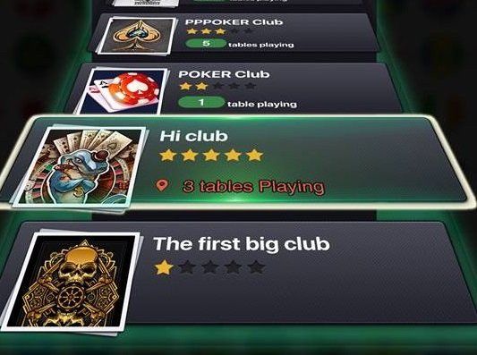 PPPoker clubs