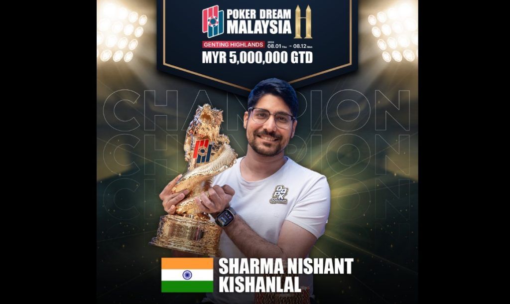 Nishant Sharma wins PokerDream Malaysia Main Event