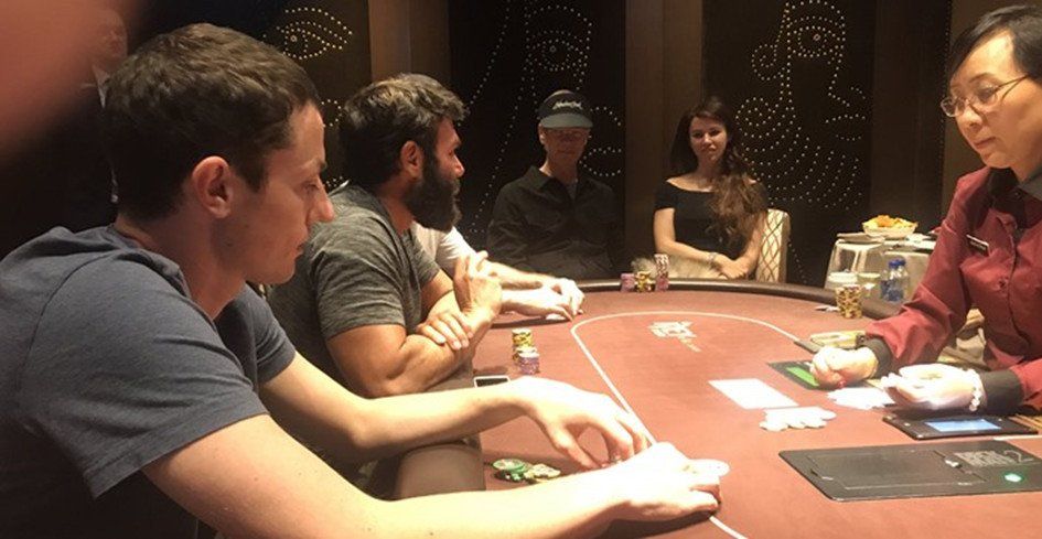 Bobby Baldwin playing with Dan Bilzerian and Tom Dwan in Bobby's room