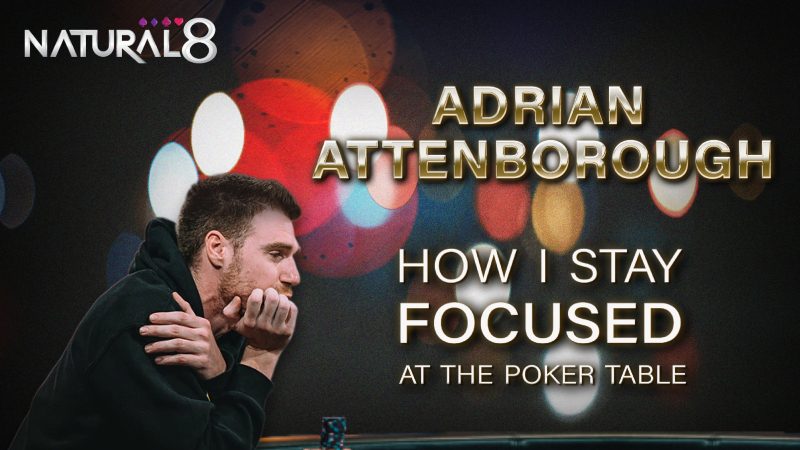 Adrian Attenborough at the WSOP 2022 Main Event in Las Vegas.