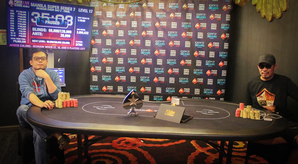 Heads up play PokerStars Live Manila