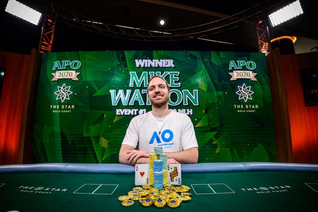 Mike Watson Wins Event 1 Australian Poker Open ATA 0987