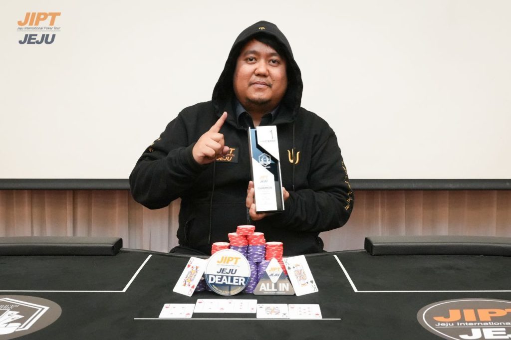 Charles Pansoy at Jeju International Poker Tour