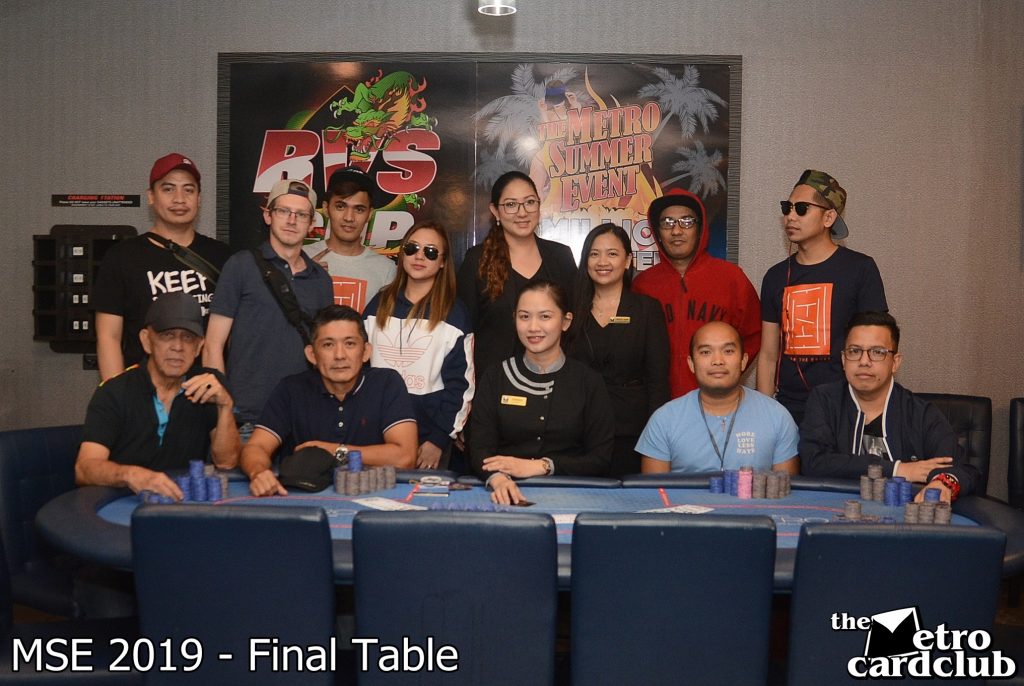 Final Table pics