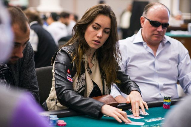 Liv Boeree playing poker