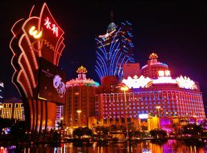 Casino Lights In Macau