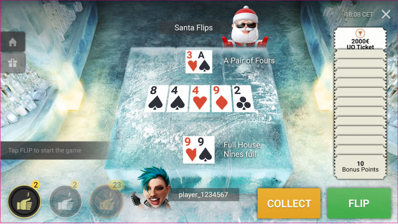 Online Poker News: COVID-19 vaccine scares investors; Run It Once celebrates SNG launch; Unibet first to announce Christmas promos 11 unibet santaflips 2020 1